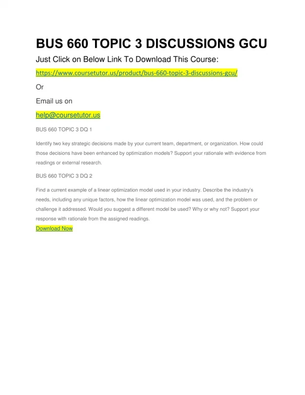 bus 660 topic 3 discussions gcu just click