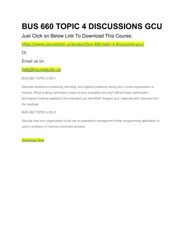 bus 660 topic 4 discussions gcu just click