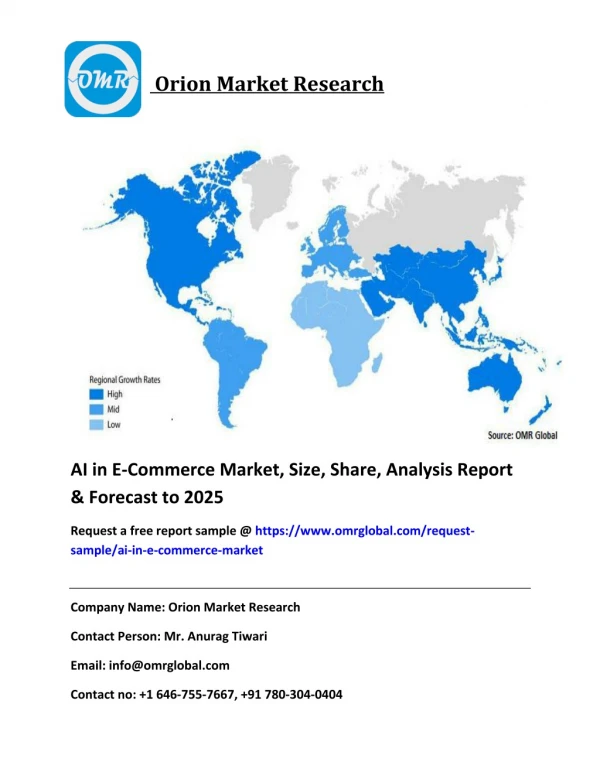 AI in E-Commerce Market Growth Size, Share, Industry Analysis & Forecast to 2025