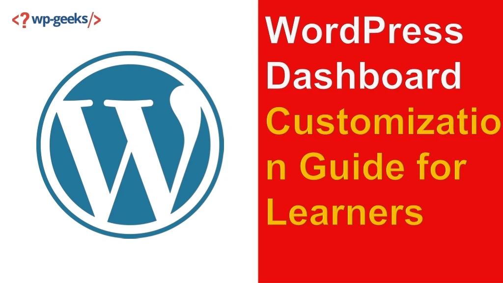 wordpress dashboard customization guide