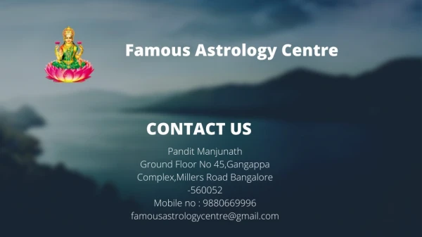 famous astrology centre