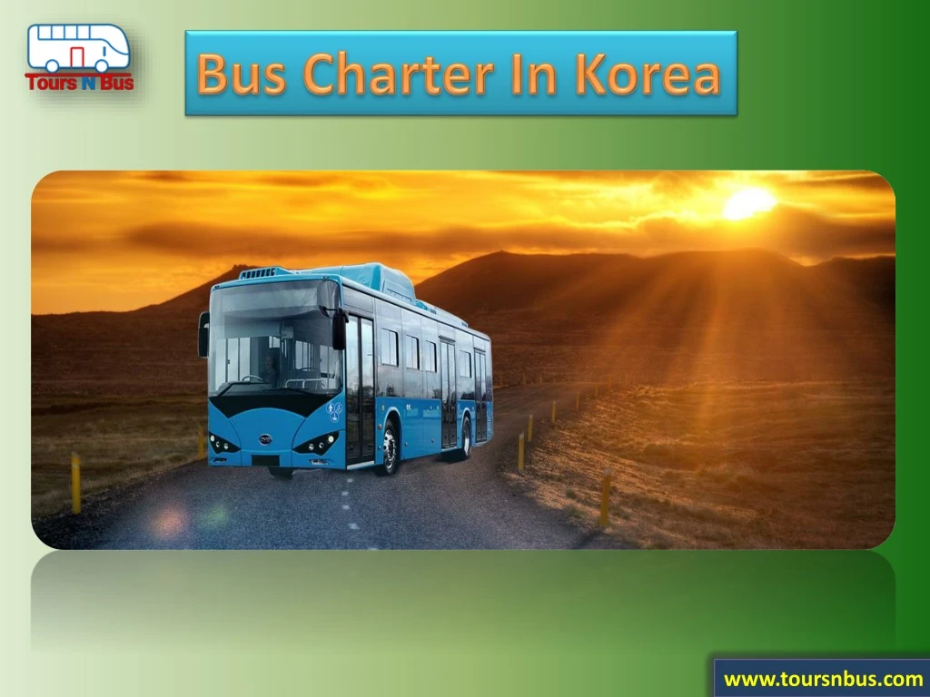 bus charter in korea