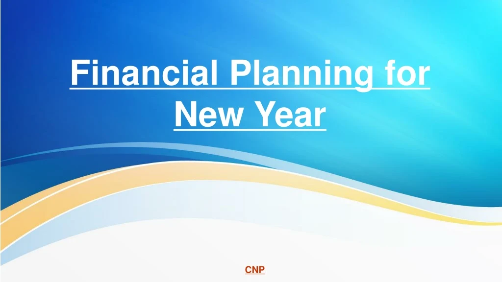 financial planning for new year
