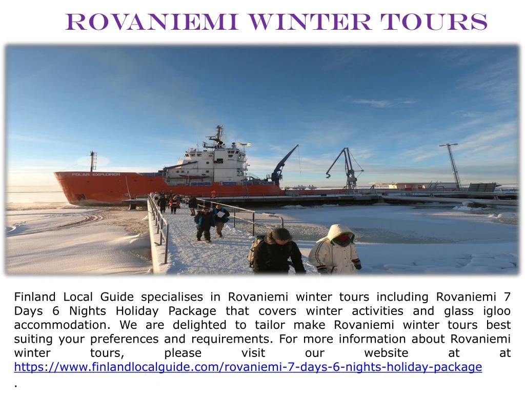 rovaniemi winter tours