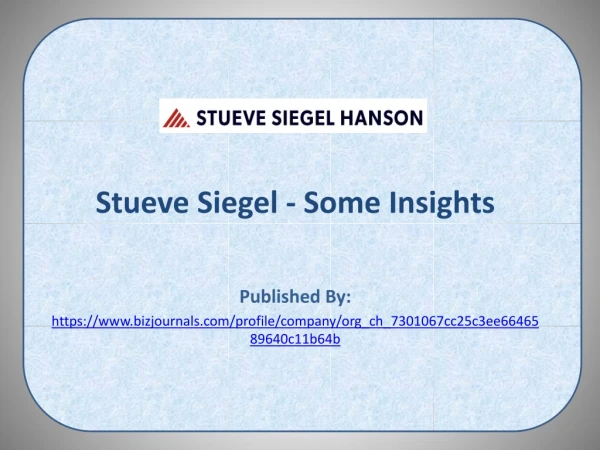 Stueve Siegel Hanson LLP