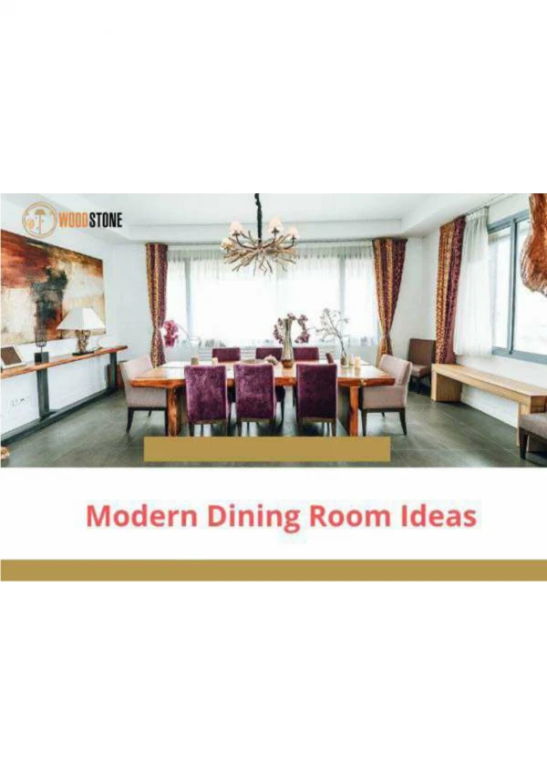 Modern Dining Room Ideas