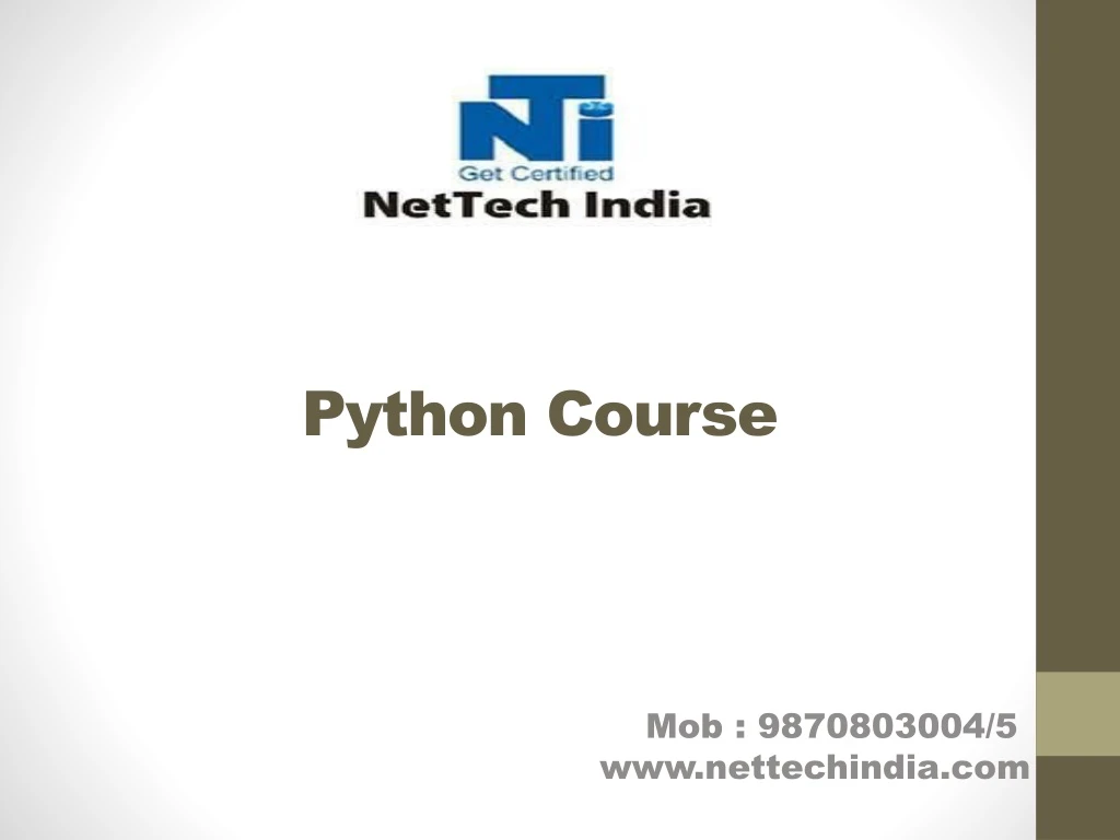 python course