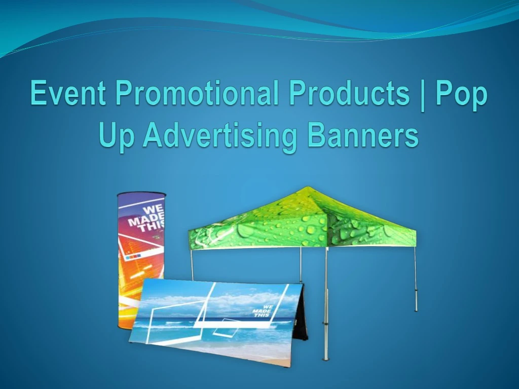 event promotional products pop up advertising banners