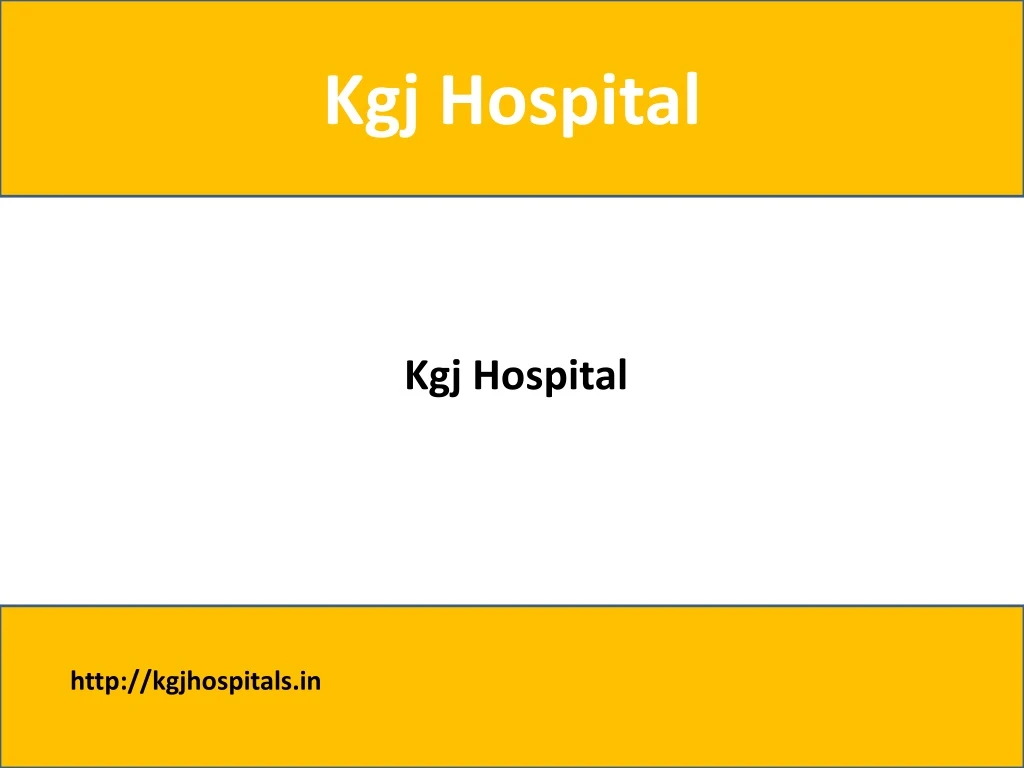 kgj hospital