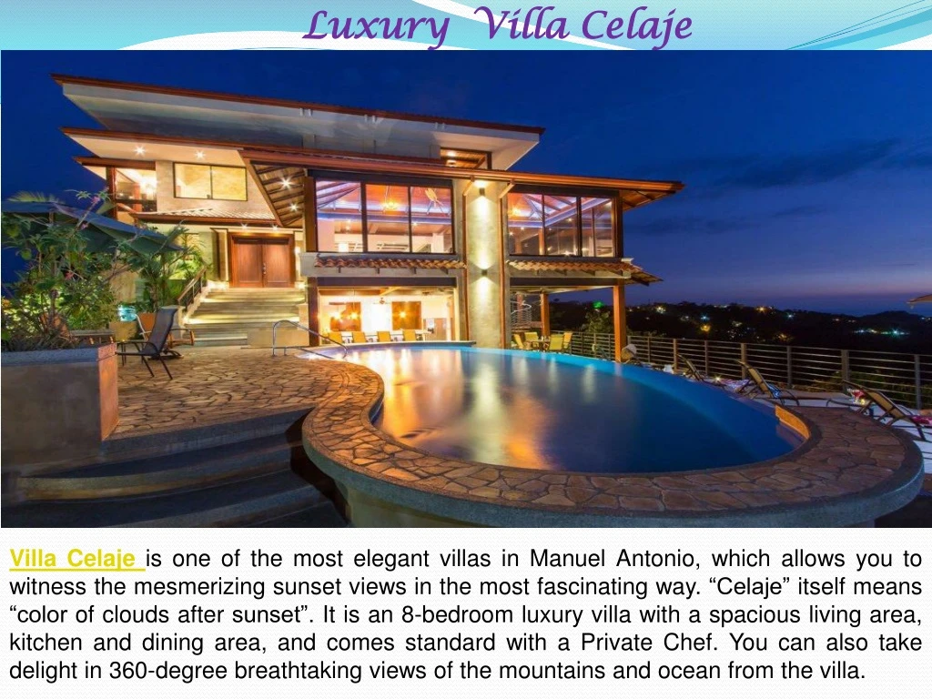 luxury villa celaje