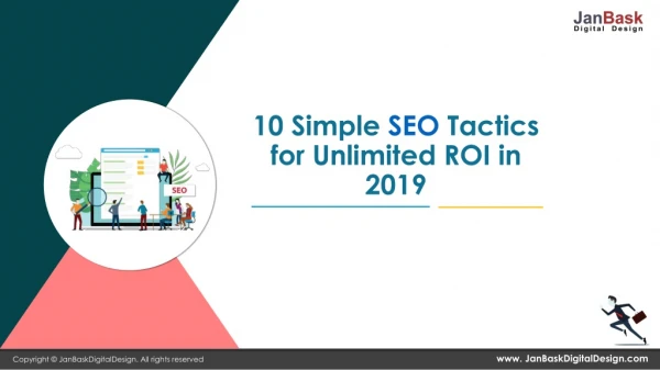 10 Simple SEO Tactics for Unlimited ROI in 2019 | JanBask Digital Design