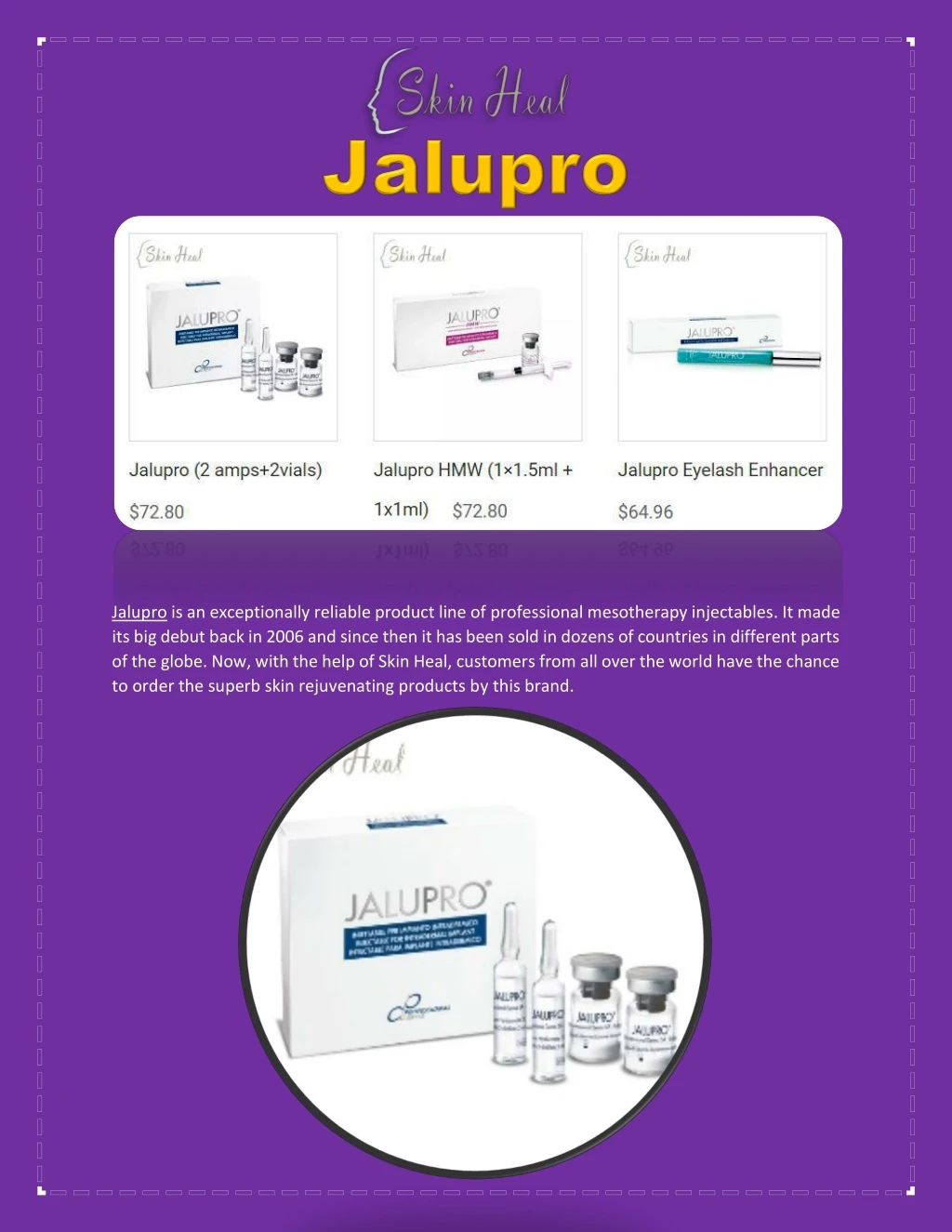 jalupro is an exceptionally reliable product line