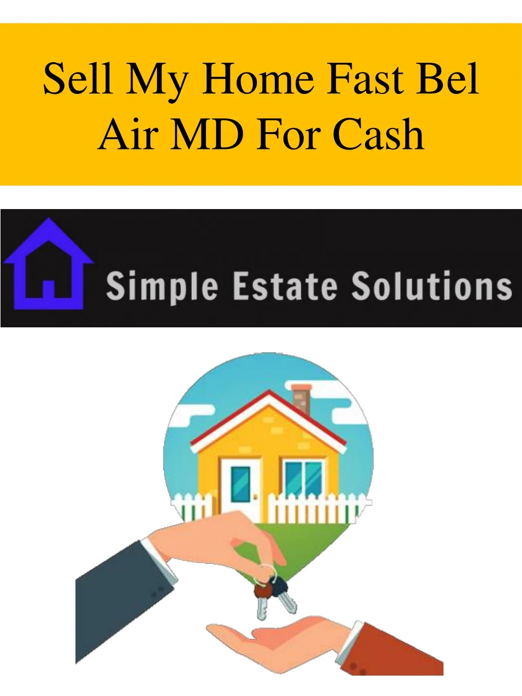 sell my home fast bel air md for cash
