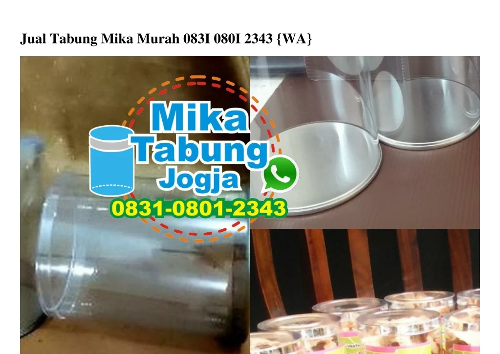 jual tabung mika murah 083i 080i 2343 wa