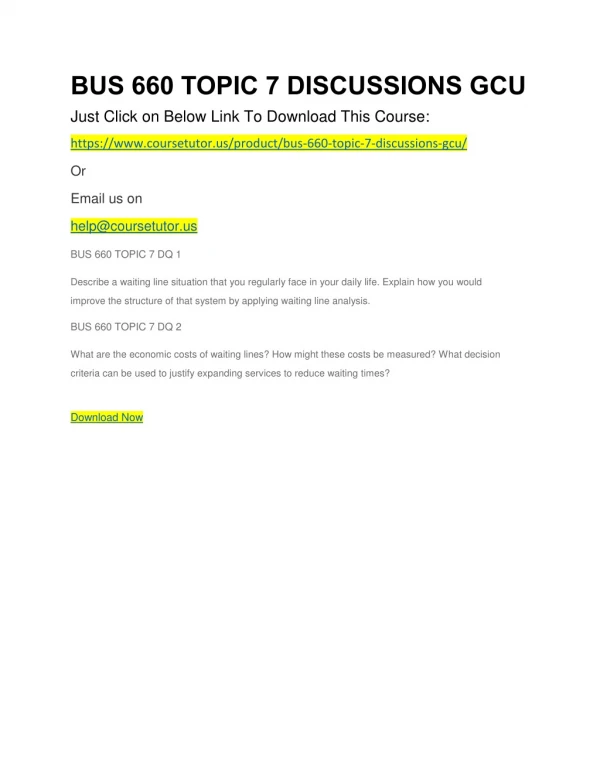 bus 660 topic 7 discussions gcu just click