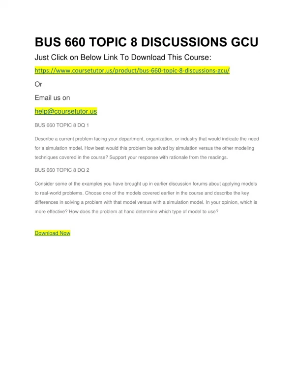 bus 660 topic 8 discussions gcu just click