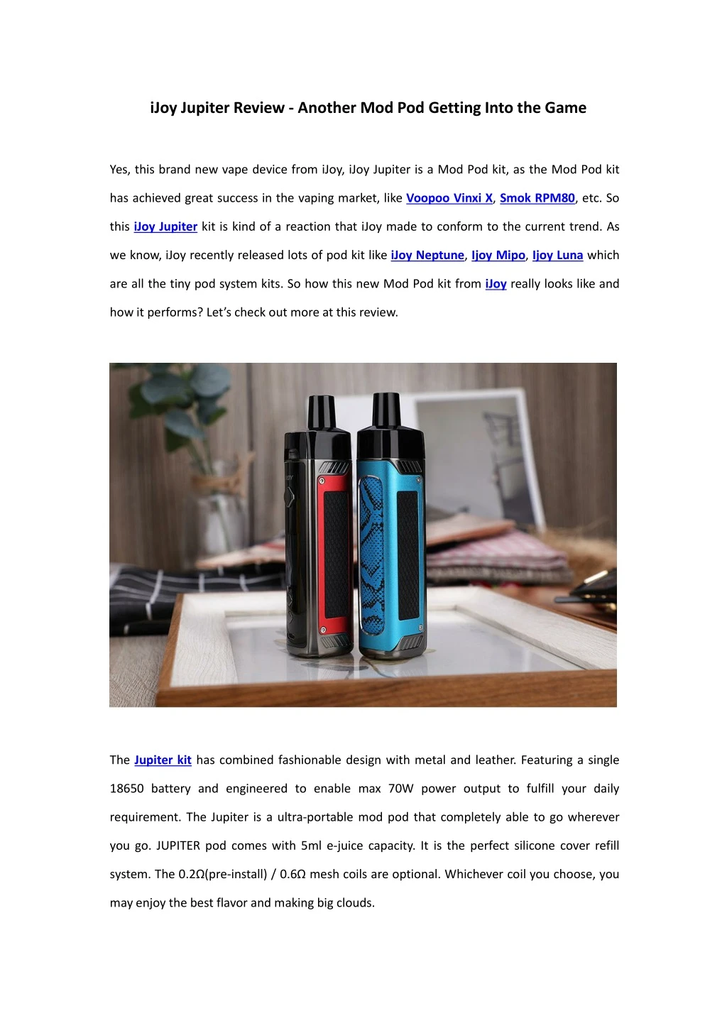 ijoy jupiter review another mod pod getting into