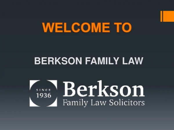 Berkson Family Law Solicitors | Divorce & Family Law