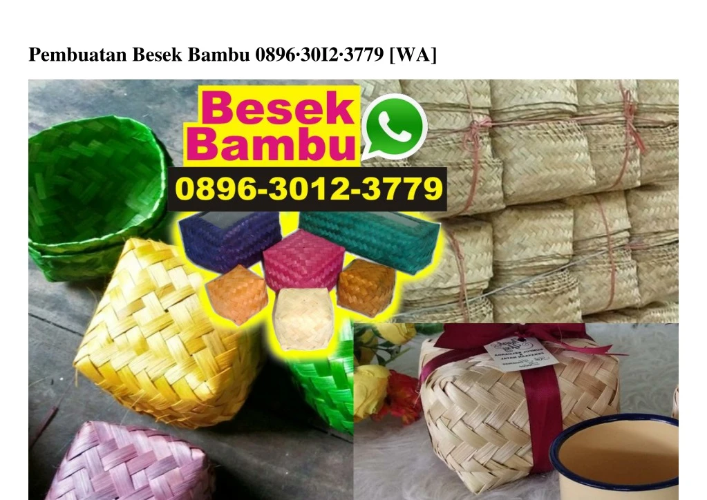 pembuatan besek bambu 0896 30i2 3779 wa