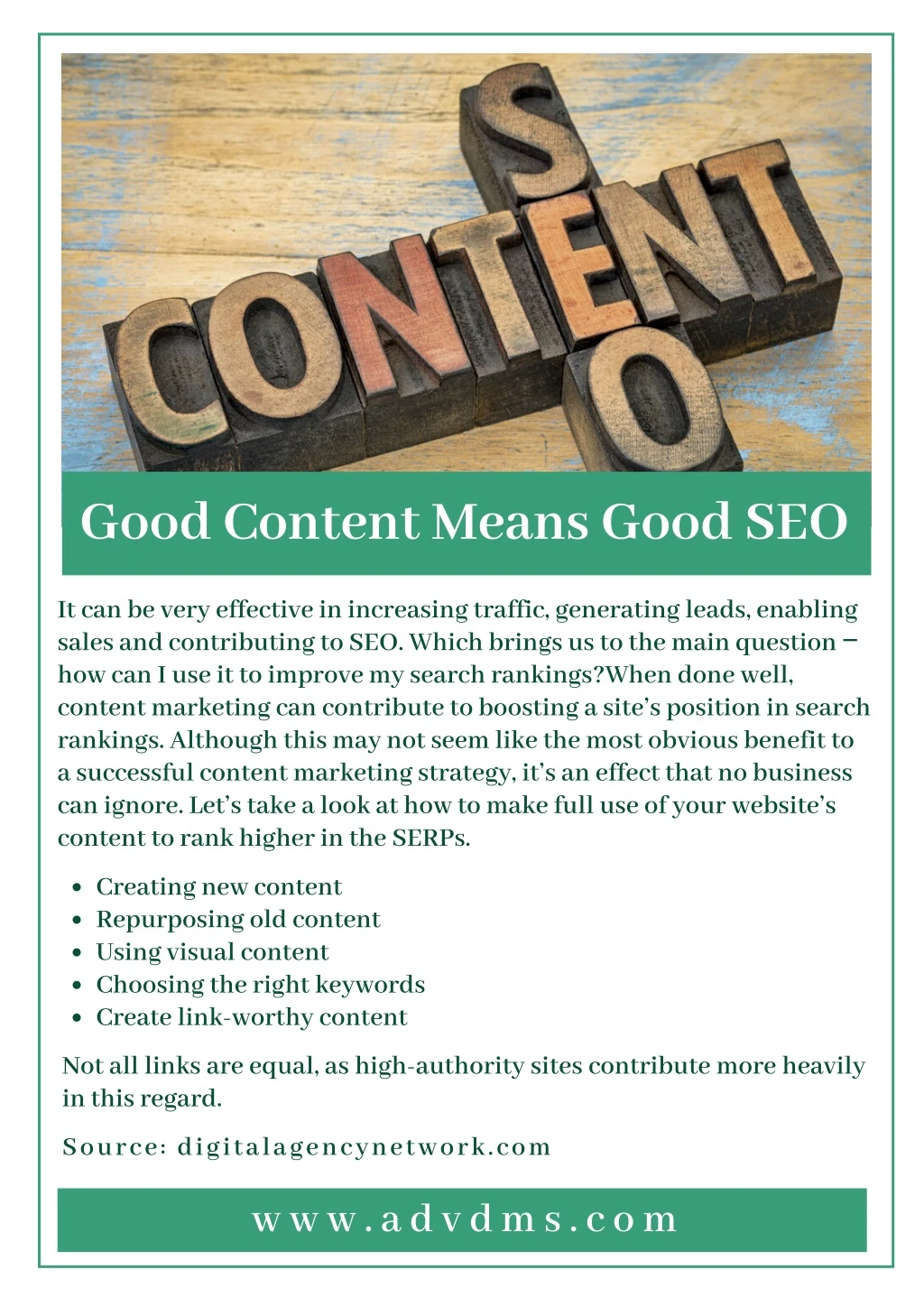 good content means good seo