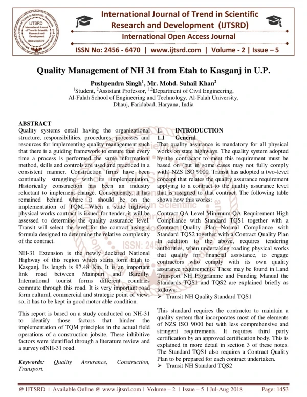 international journal of trend in scientific