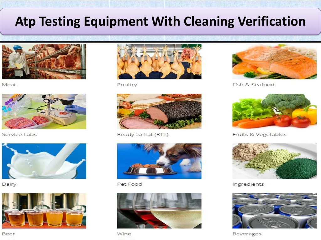 atp testing equipment with cleaning verification