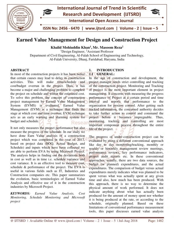 international journal of trend in scientific
