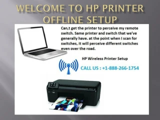 HP LaserJet Printer Offline - slide 1