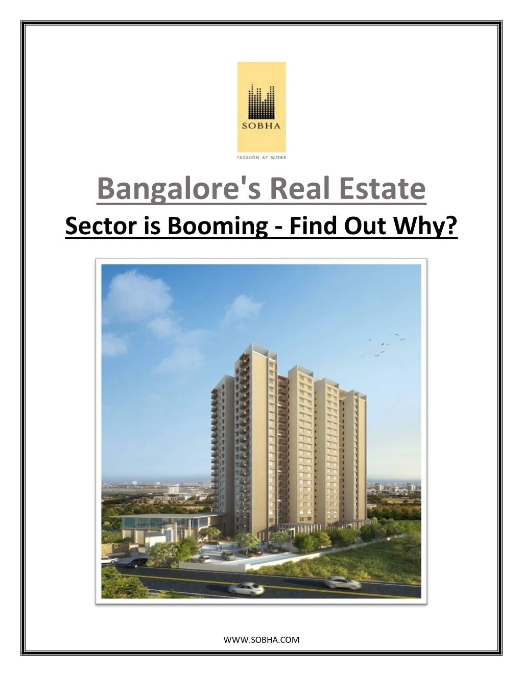 bangalore s real estate sector is booming find