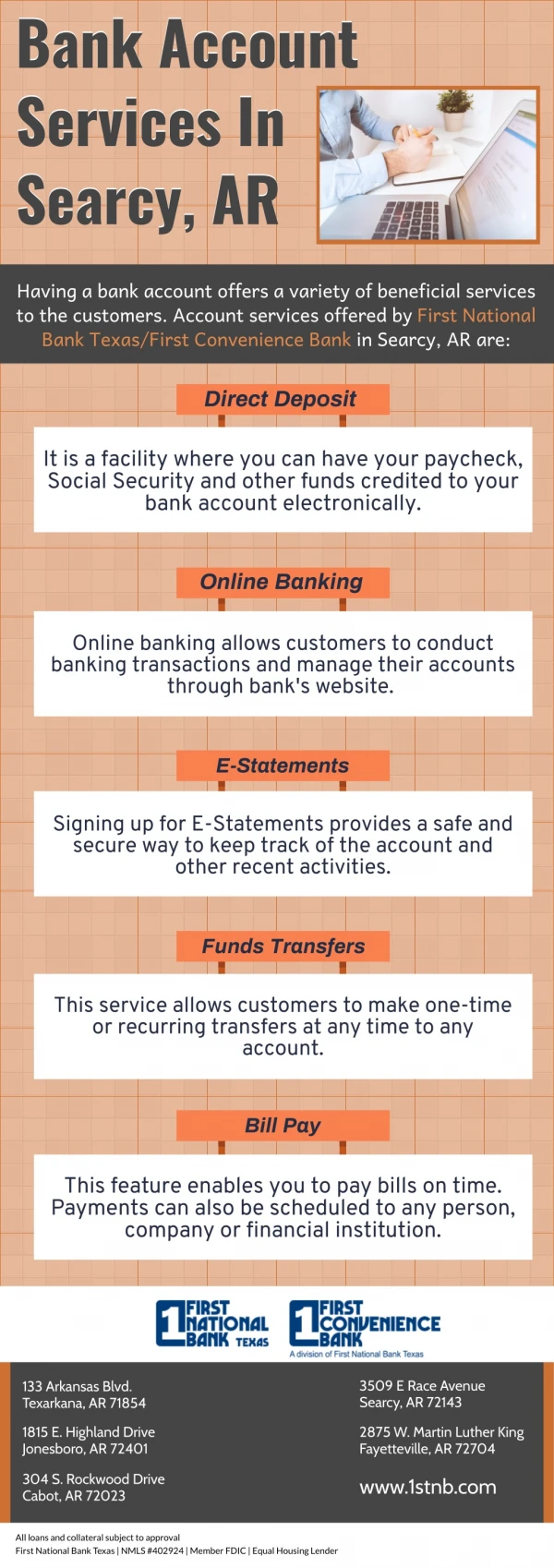 bank account services in searcy ar searcy ar