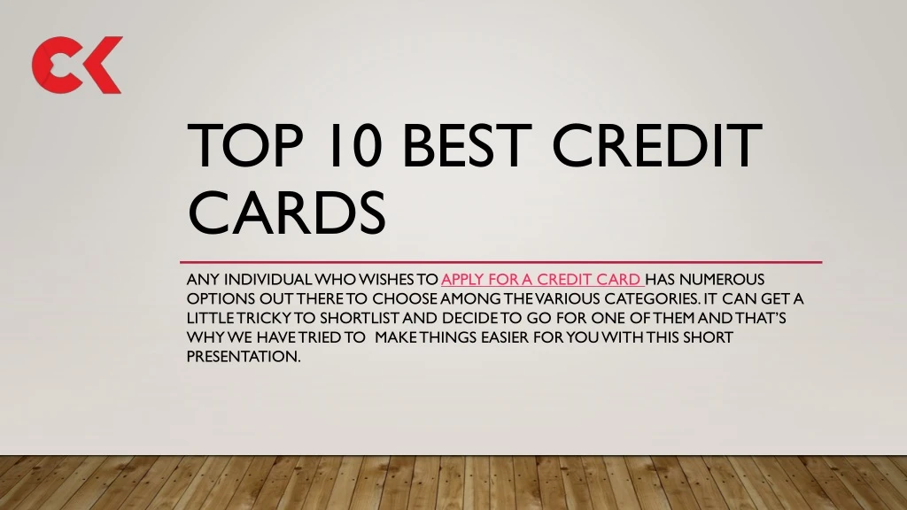 top 10 best credit cards