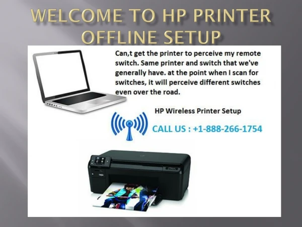 HP Printer Says Offline