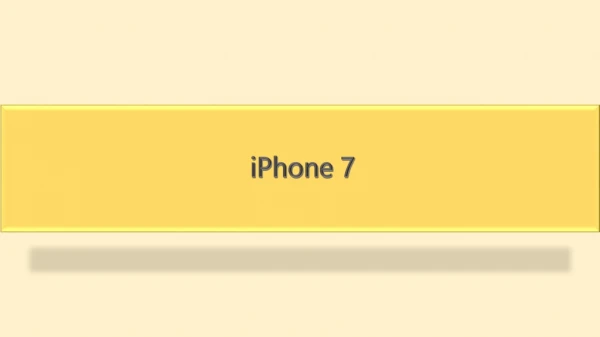 iphone 7
