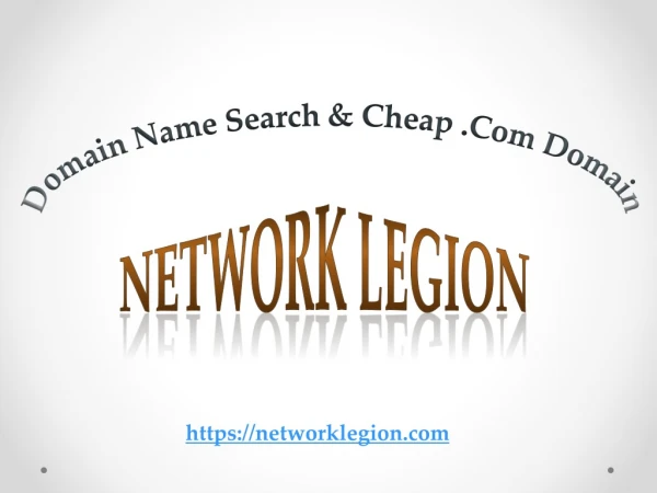 Domain Name Search & Cheap .Com Domain