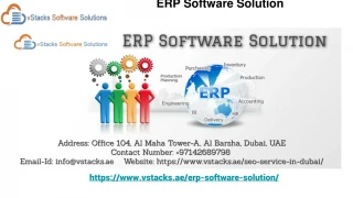 ERP software solution - slide 1