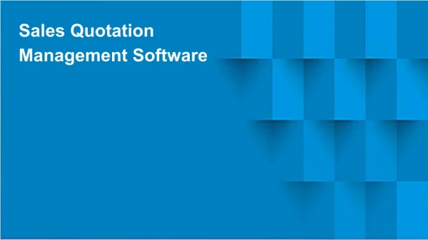 sales quotation management software