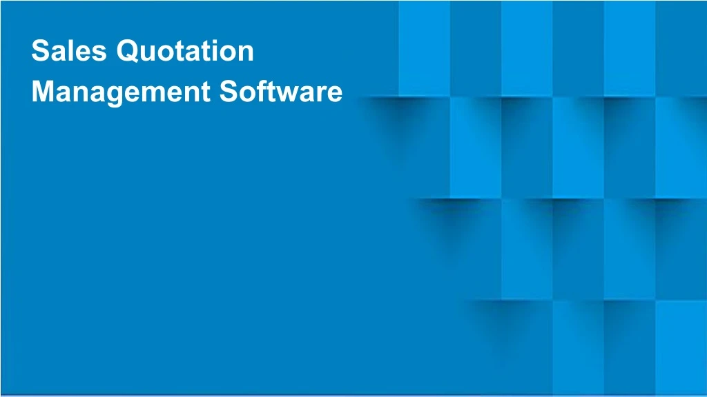 sales quotation management software