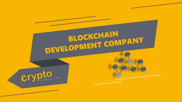 BLOCKCHAIN DEVELOPMENT COMPANY