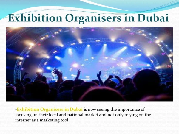 Exhibition Organisers in Dubai