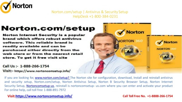 Norton Installation with Product Key