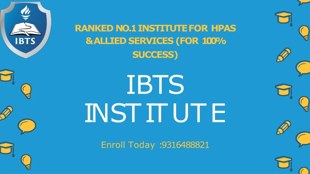ranked no 1 institute for hpas allied services for 100 success