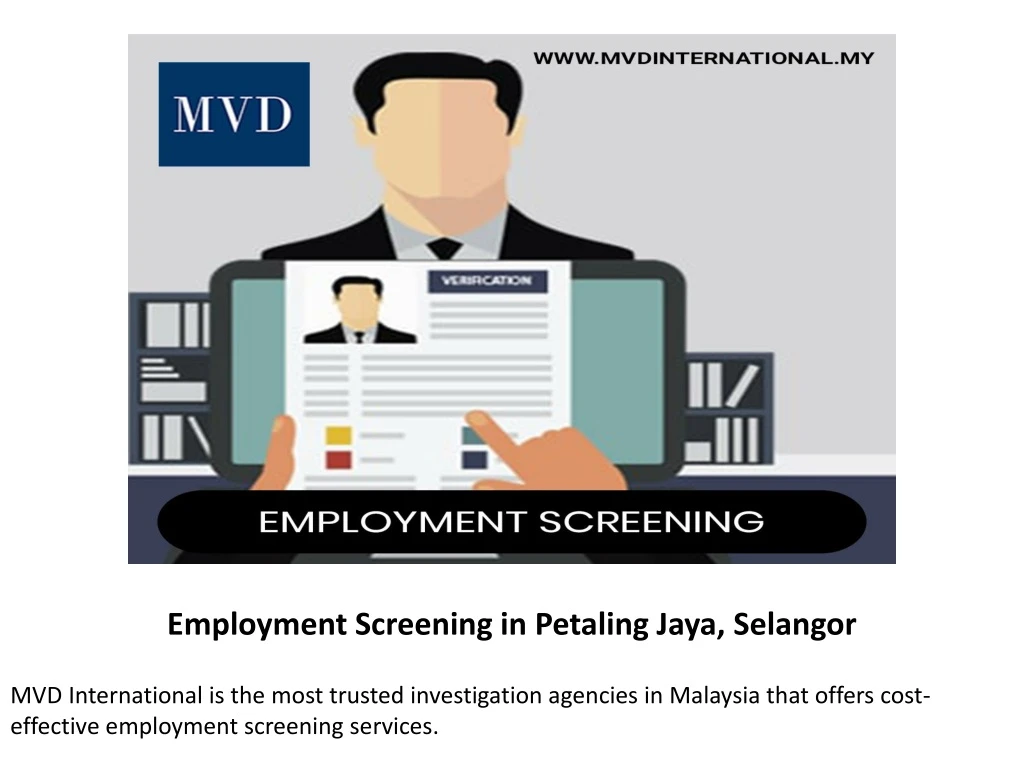 employment screening in petaling jaya selangor