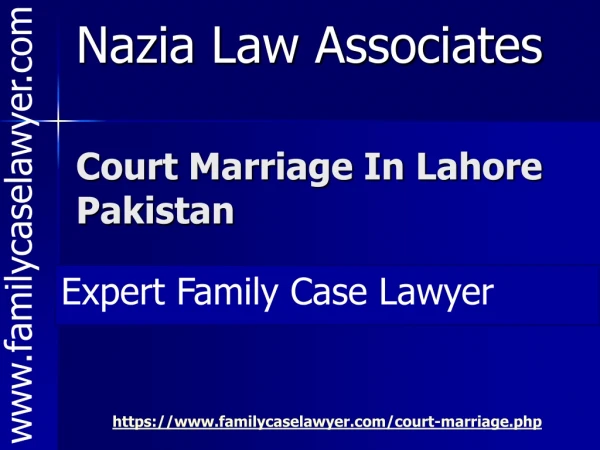 Best And Legal Way Of Court Marriage In Lahore Pakistan