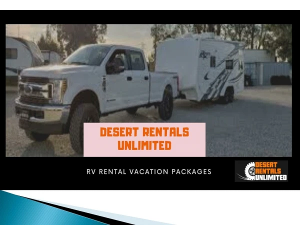Rv Rental Vacation Packages