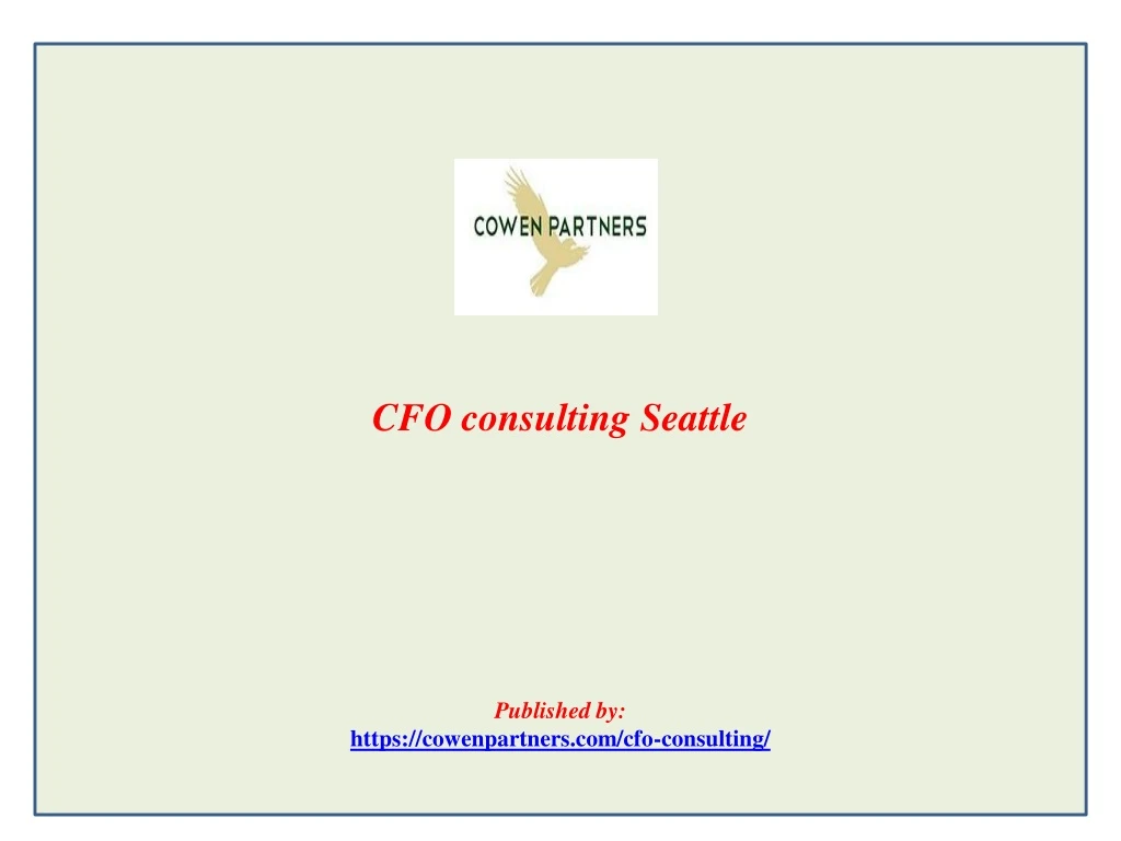 cfo consulting seattle published by https cowenpartners com cfo consulting