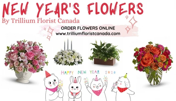 New Year's Flowers 2020 by Trillium Florist Canada