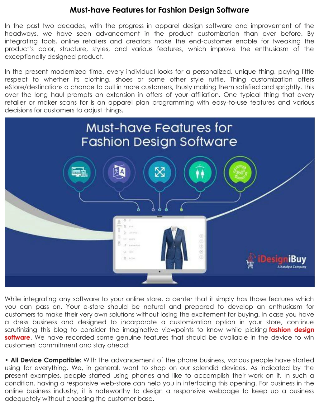 must have features for fashion design software