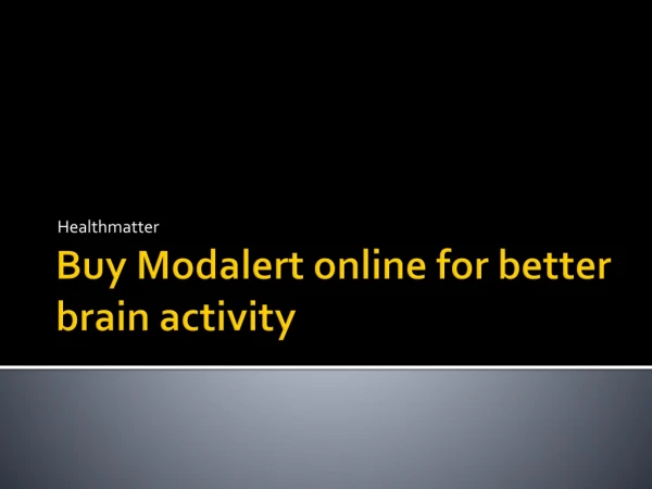 Buy Modalert online for better brain activity