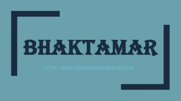 bhaktamar