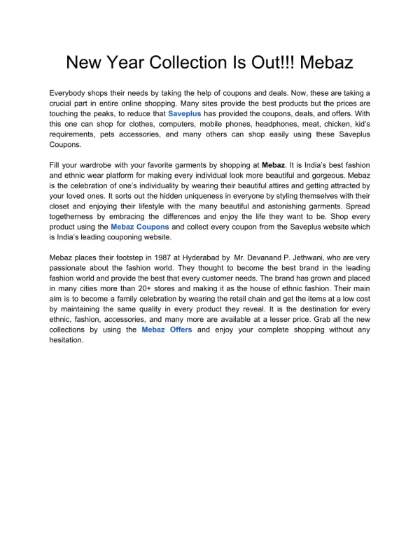 new year collection is out mebaz